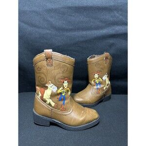 Toy Story Kids Western Boots Size Toddler 7 Disney Pixar Andy